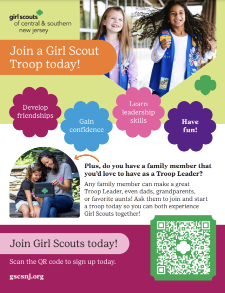 Girl Scout Membership Flier